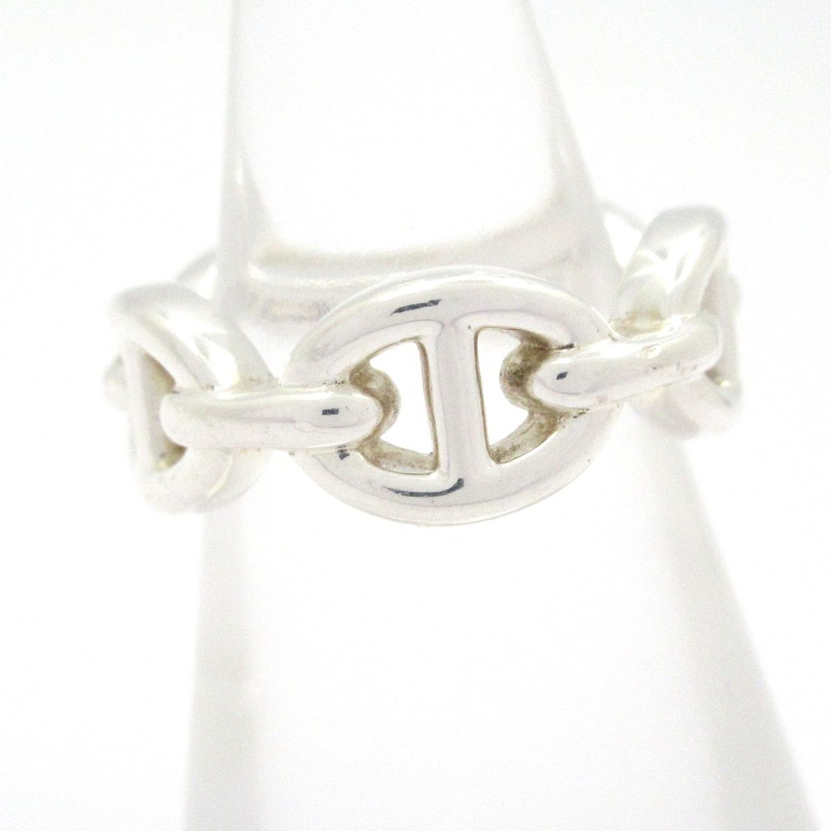 Hermes Ring 47 Chaine D'ancre Silver — view 2
