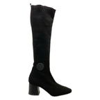 Hermes Long Boots 38 Black Leather — view 4
