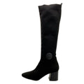 Hermes Long Boots 38 Black Leather