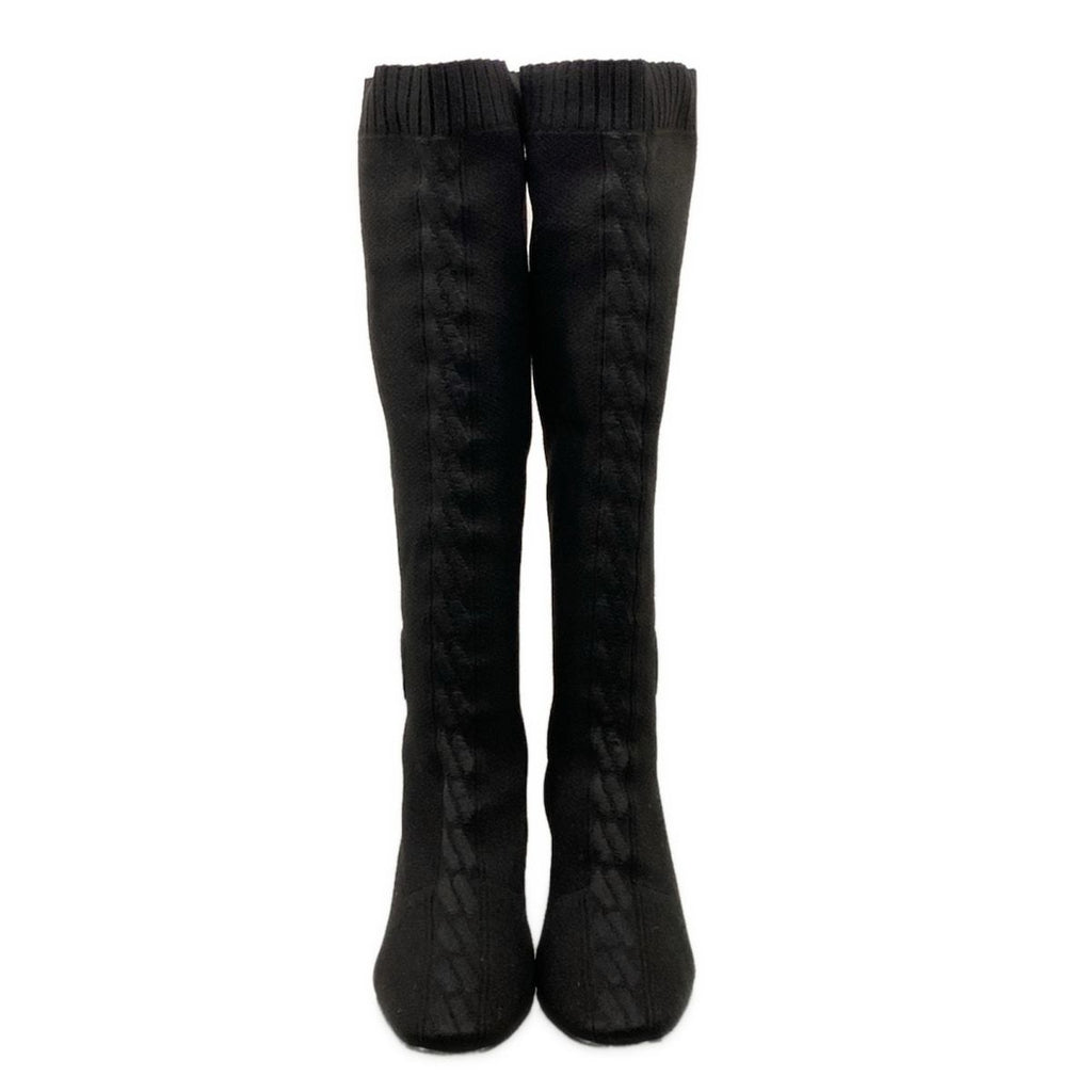 Hermes Long Boots 38 Black Leather — view 5
