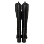 Hermes Long Boots 38 Black Leather — view 6