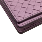 Bottega Veneta Wallet Intrecciato Light Purple Chain Butterfly Leather — view 8