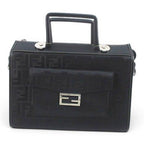 Fendi Soft Truk Boston Bag Zucca Pattern Black — view 2