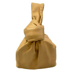 Bottega Veneta Handbag Double Knot Beige Leather — view 4