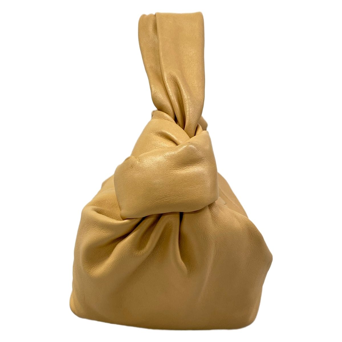 Bottega Veneta Handbag Double Knot Beige Leather — view 2