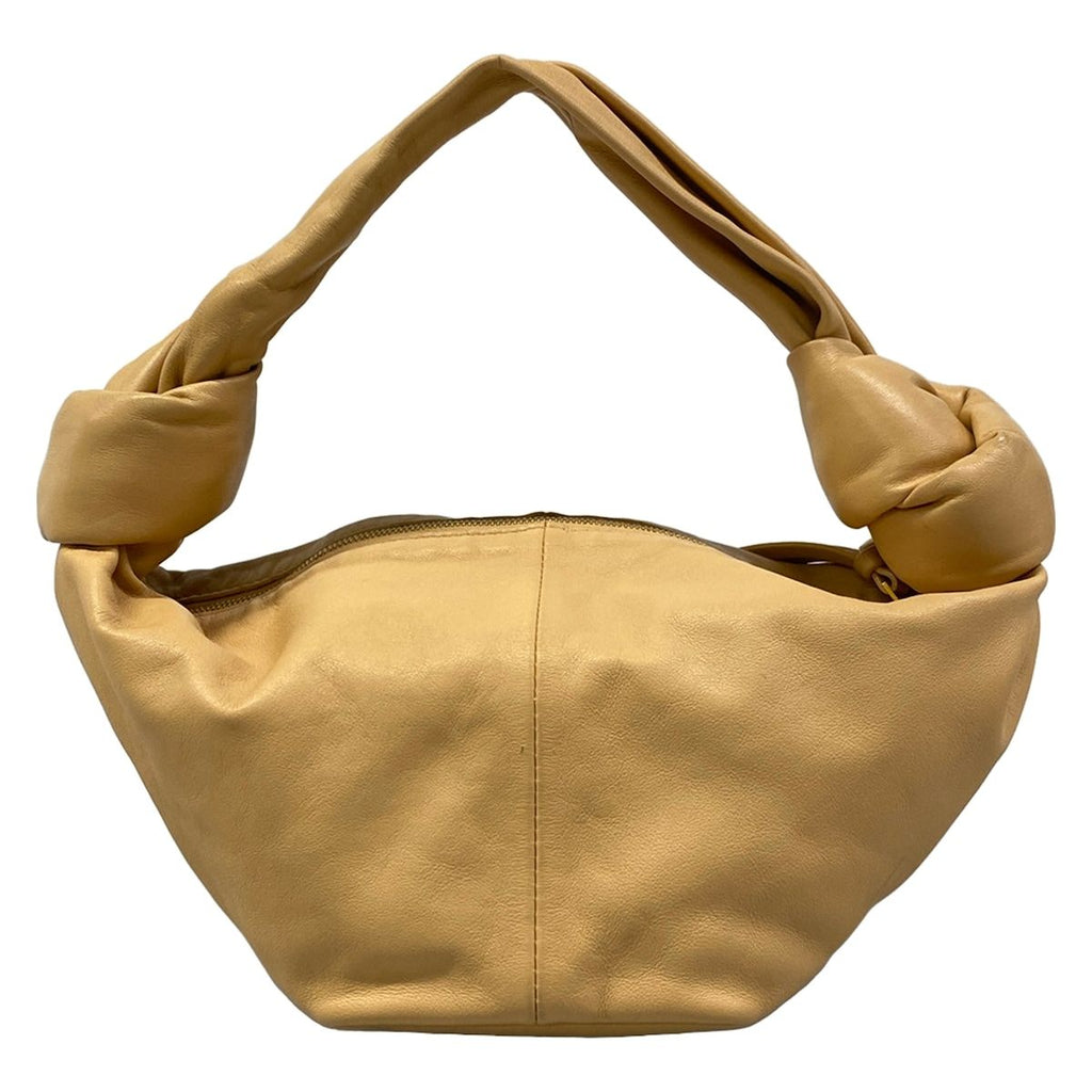Bottega Veneta Handbag Double Knot Beige Leather — view 3
