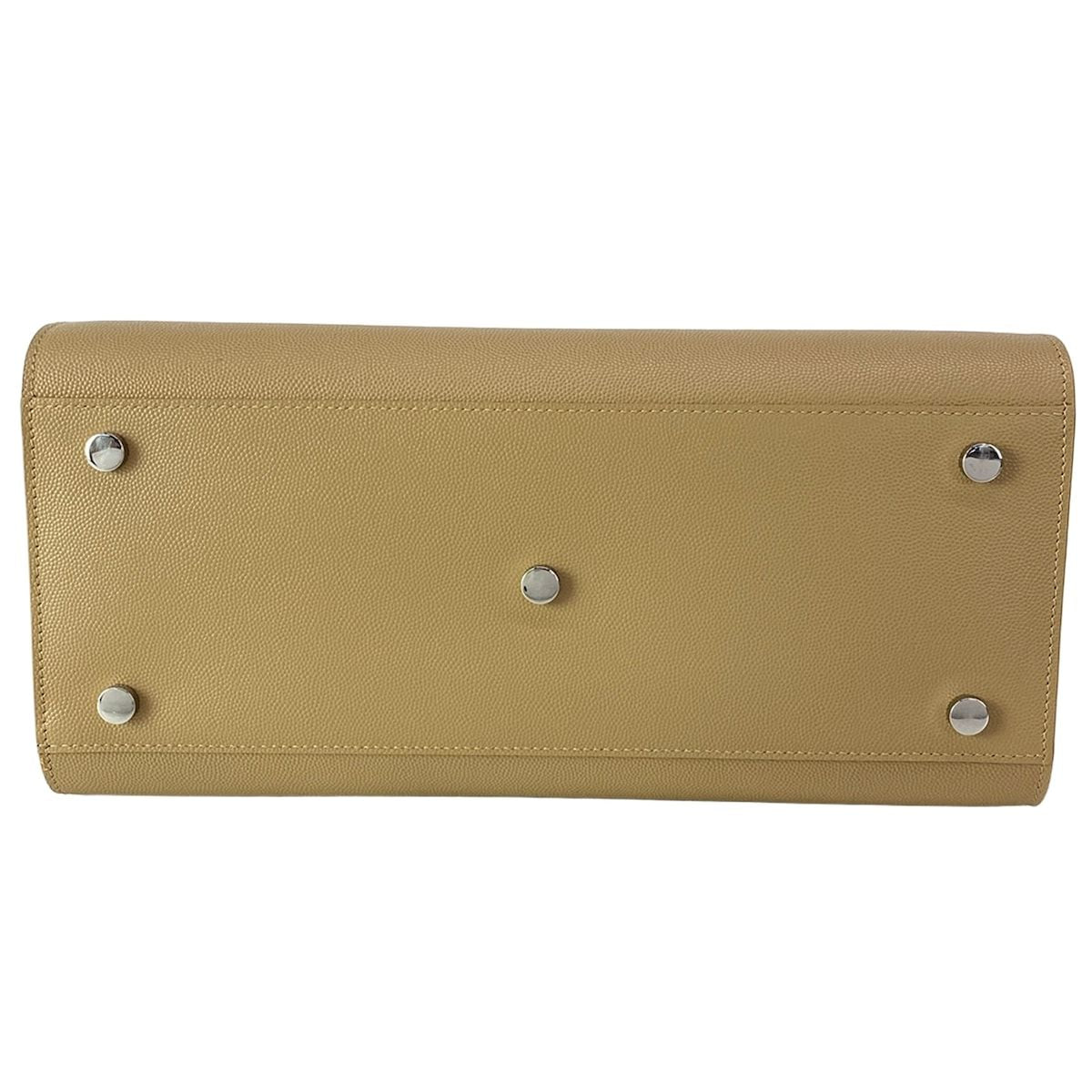 Saint Laurent Paris Handbag Sac Dejour Small Beige Leather — view 5