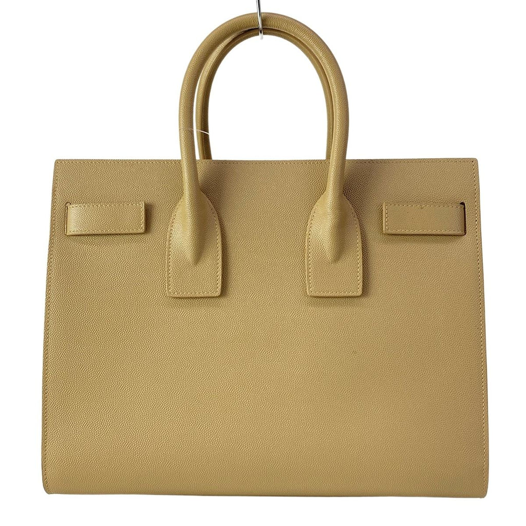 Saint Laurent Paris Handbag Sac Dejour Small Beige Leather — view 3