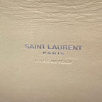 Saint Laurent Paris Handbag Sac Dejour Small Beige Leather — view 9