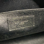 Saint Laurent Paris Handbag Uptown Small Black Embossed Leather — view 9