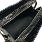 Saint Laurent Paris Handbag Uptown Small Black Embossed Leather — view 7