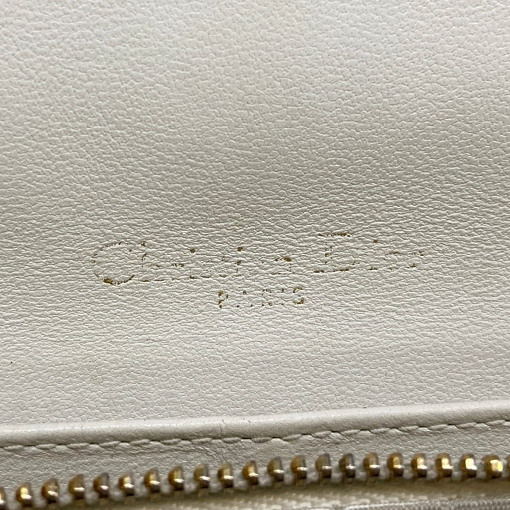 Dior Wallet My Daily Chain Pouch Ivory Leather — view 6