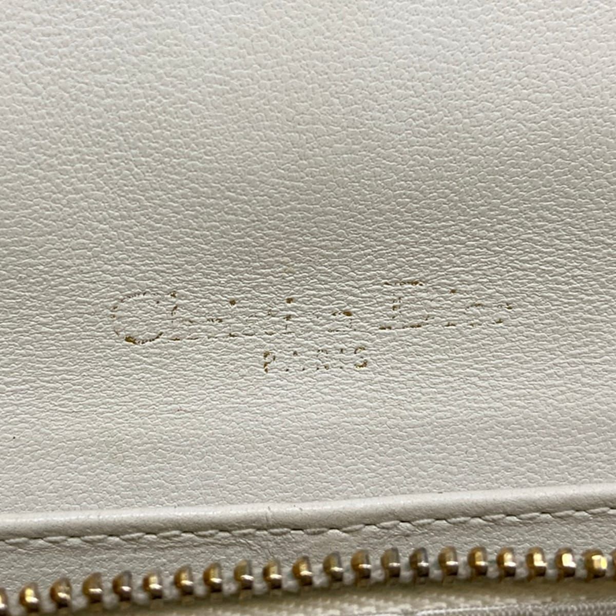 Dior Wallet My Daily Chain Pouch Ivory Leather — view 6