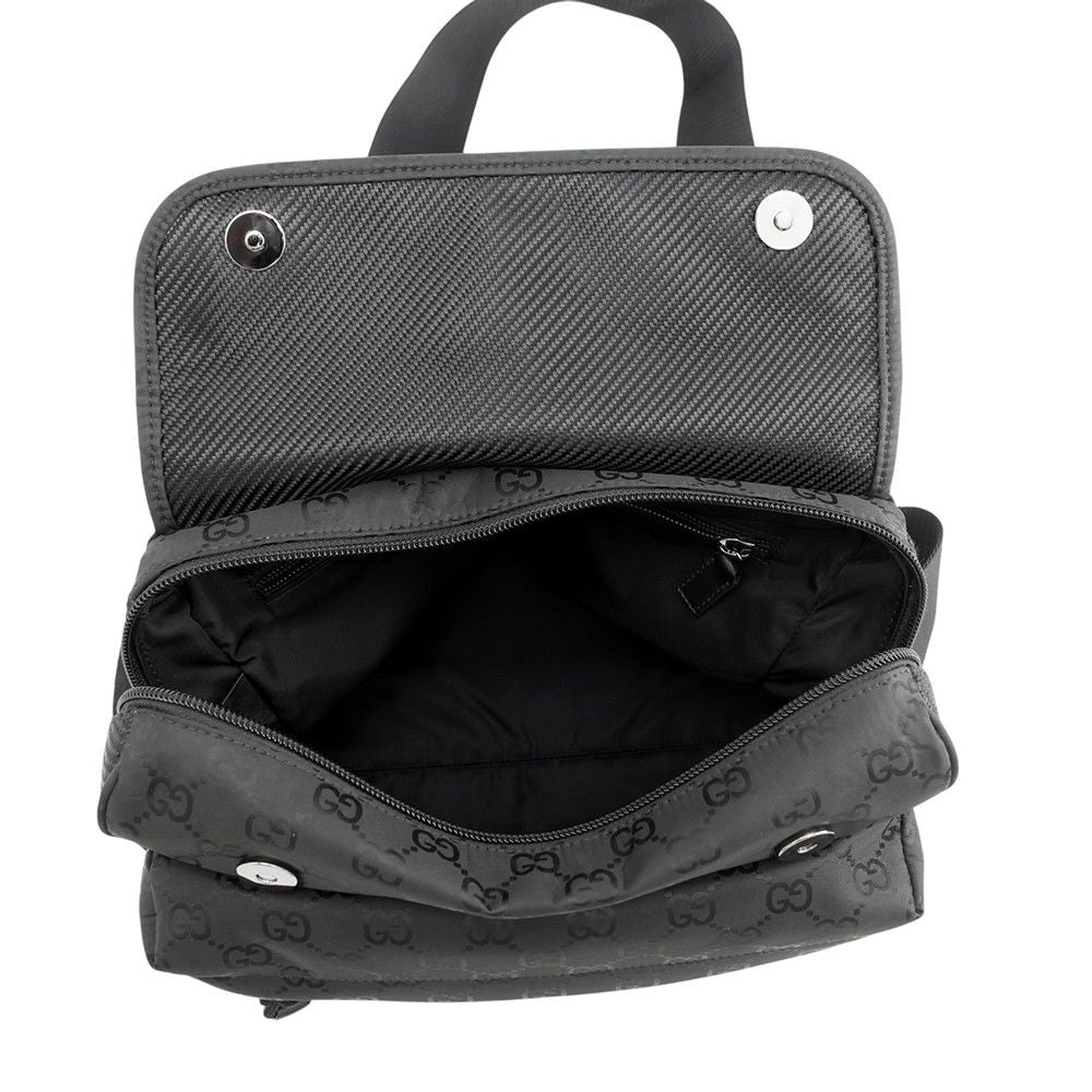 Gucci Shoulder Bag Cross GG Nylon Black — view 5