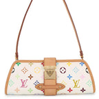 Louis Vuitton Shoulder Bag Monogram Multicolor Charlie 2-Way Clutch White
