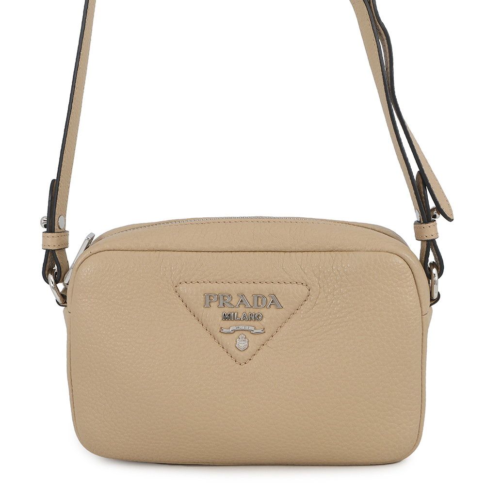 Prada Shoulder Bag Vitello Daino Beige