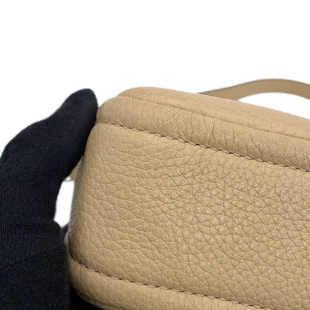 Prada Shoulder Bag Vitello Daino Beige — view 8