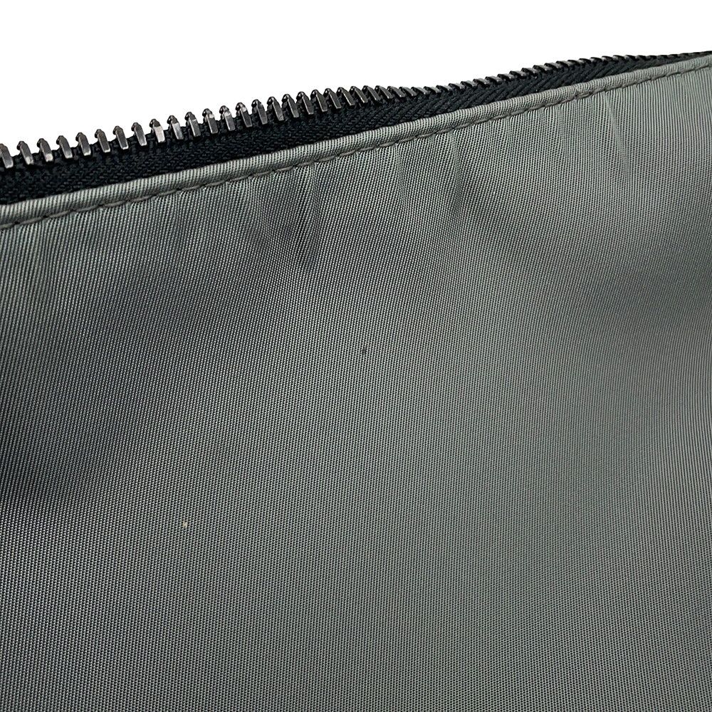 Prada Shoulder Bag Triangle Logo Bicolor Nylon Leather — view 8