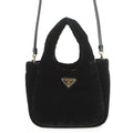 Prada Mini Bag Velvet 2-Way Black