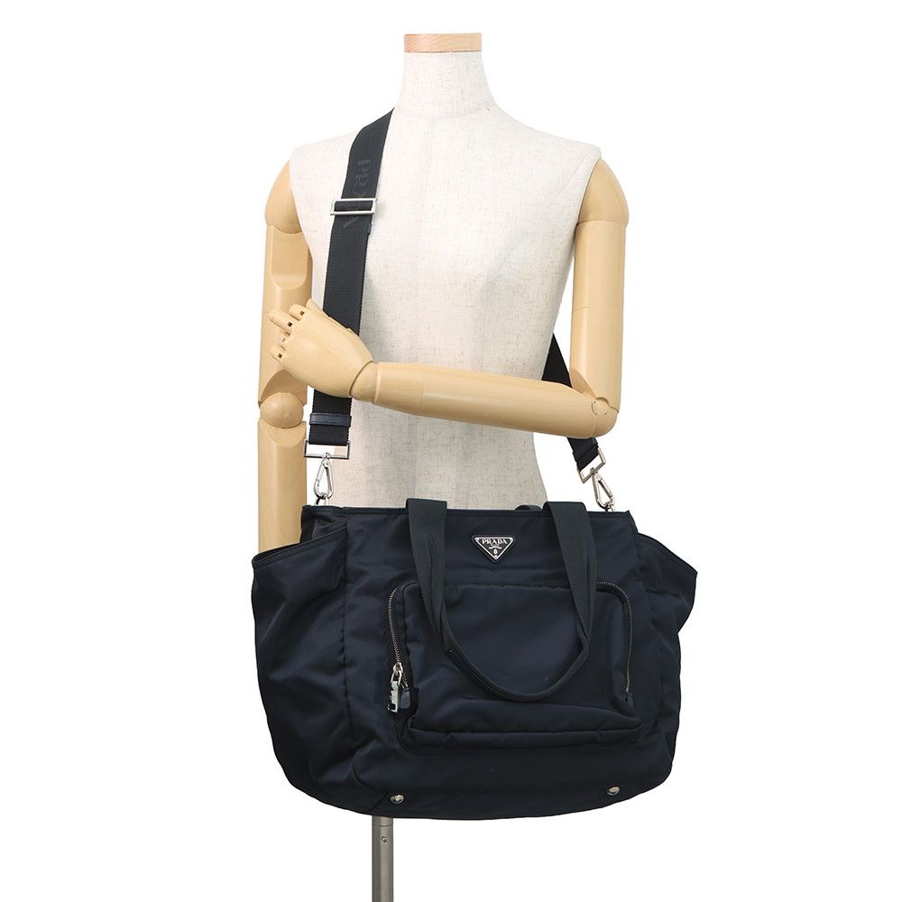 Prada Tote Baby Nylon 2-Way Mother's — view 5