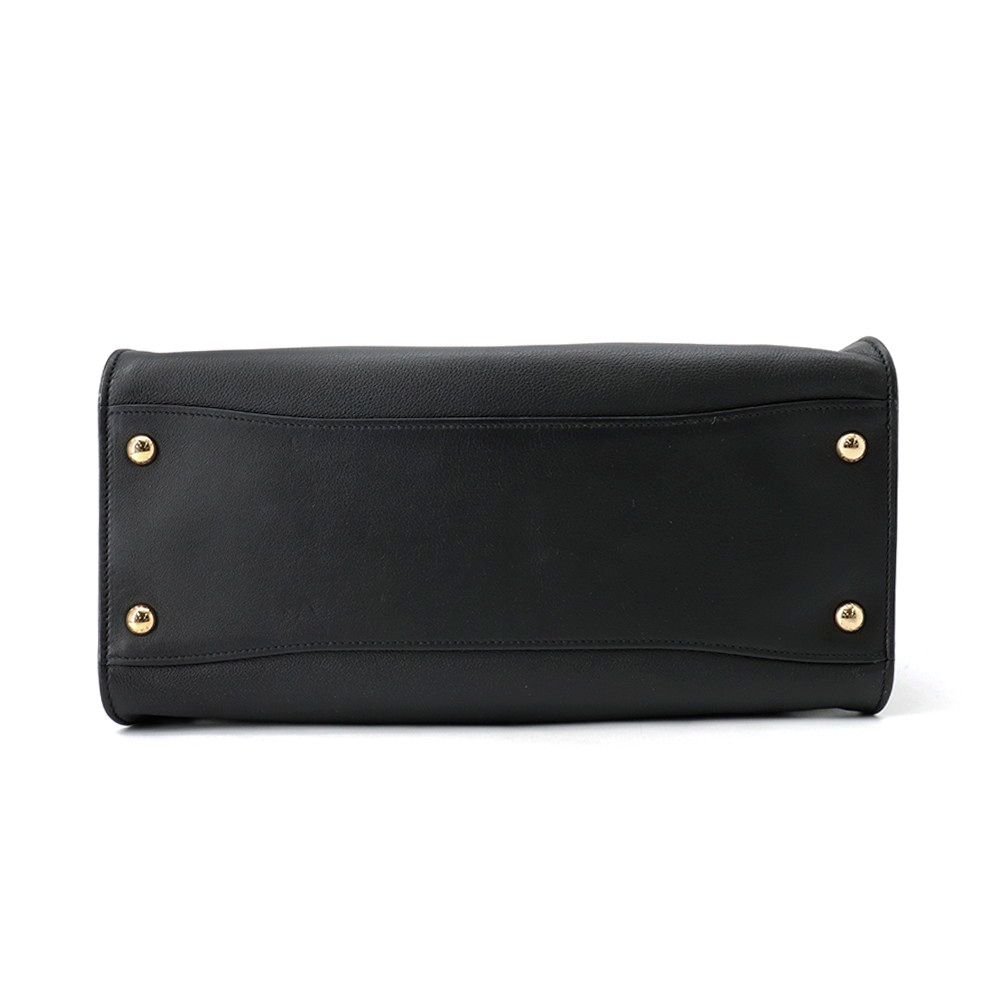 Prada Tote Logo Leather Black — view 3