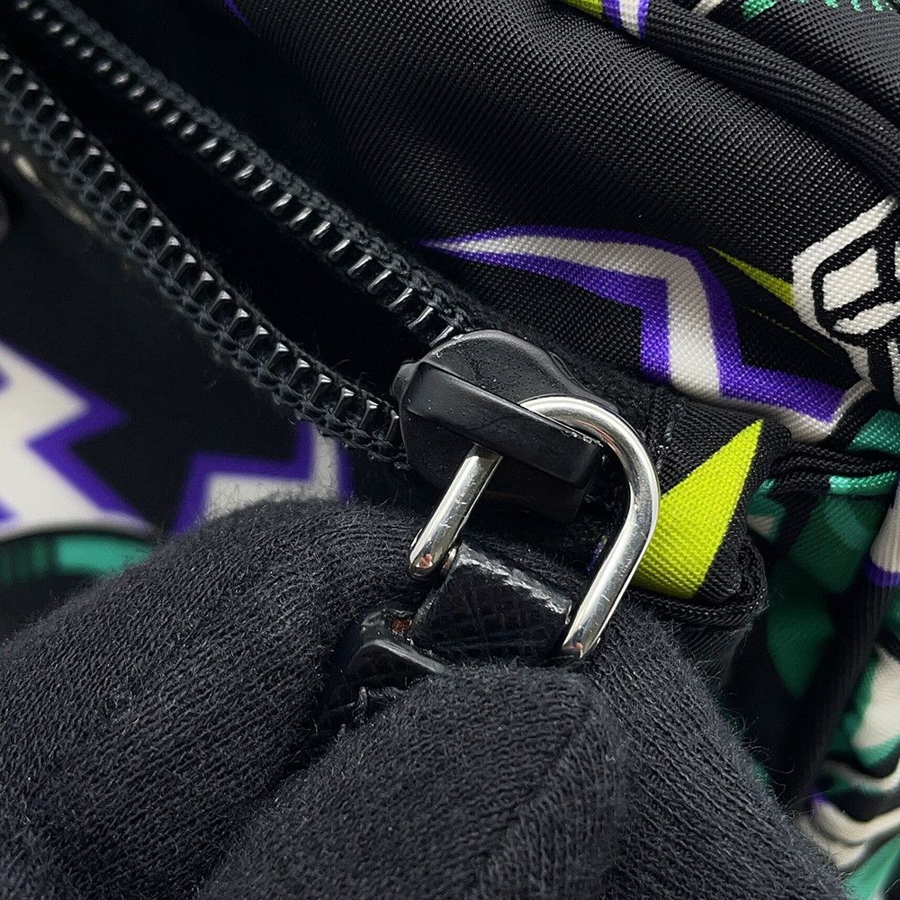 Prada Belt Bag Universal Studio Collaboration Frankenstein Nylon Black — view 7