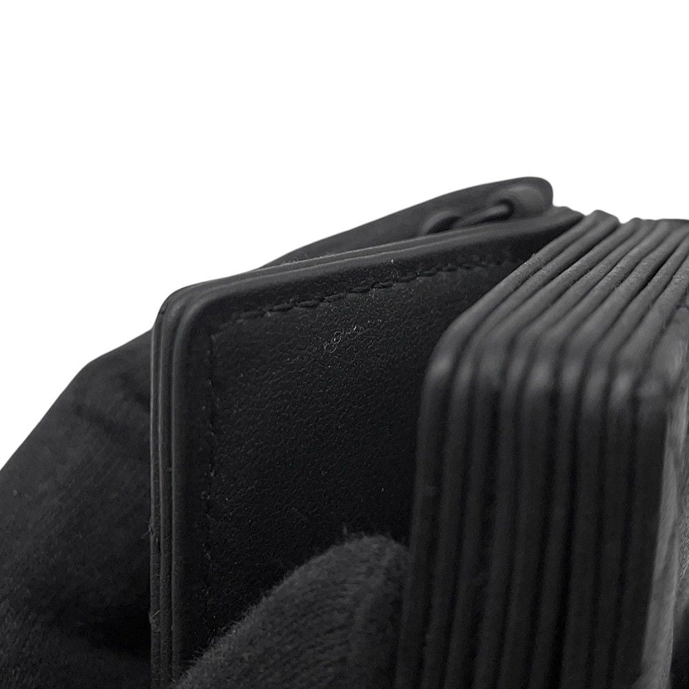 Dior Card Case Lady Jasmine Lambskin Business Holder Black — view 6