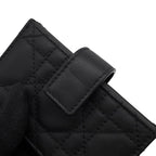 Dior Card Case Lady Jasmine Lambskin Business Holder Black — view 8