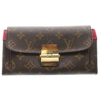 Louis Vuitton Portefeuille Elise Monogram Wallet Brown