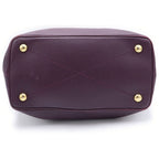 Louis Vuitton Monogram Empreinte Citadine PM Tote Purple Leather Gold — view 4
