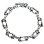 Louis Vuitton Monogram Collier Chain Bracelet Silver
