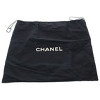 Chanel CC Logo Perforated Leather Shoulder Bag Ivory White Lambskin Silver — view 7
