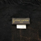 Louis Vuitton Cashmere Plaid Logo Scarf — view 4