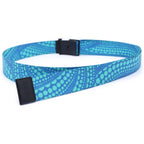 Louis Vuitton YK Yayoi Kusama Ceinture LV Webbing Blue Belt — view 2
