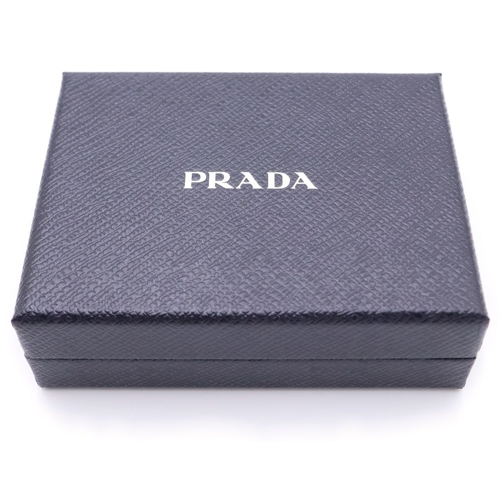 Prada Lip Pattern Trifold Wallet Araba Star Pink Saffiano — view 6