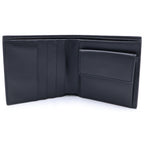Gucci Guccissima Bifold Wallet Compact Card Case Black Leather — view 5