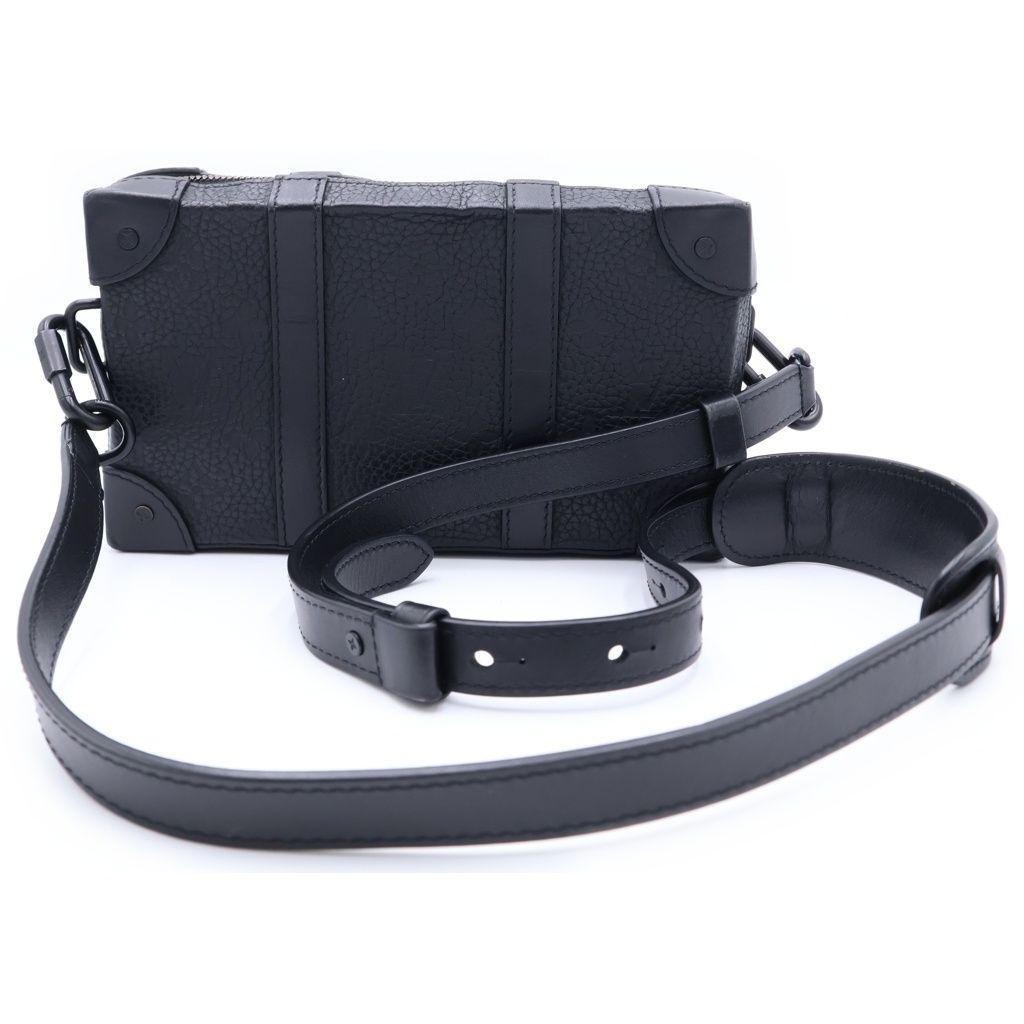 Louis Vuitton Monogram Empreinte Soft Trunk Wallet Mini Shoulder Bag Black — view 2