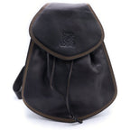 Loewe Anagram Leather Backpack Black Gold