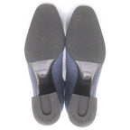 Hermes Volvert Exlibris Heels Knit Short Boots Shoes Navy Box — view 5