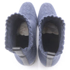 Hermes Volvert Exlibris Heels Knit Short Boots Shoes Navy Box — view 4