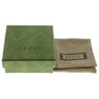 Gucci GG Marmont Flower Color Stone Stud Earrings Silver — view 6