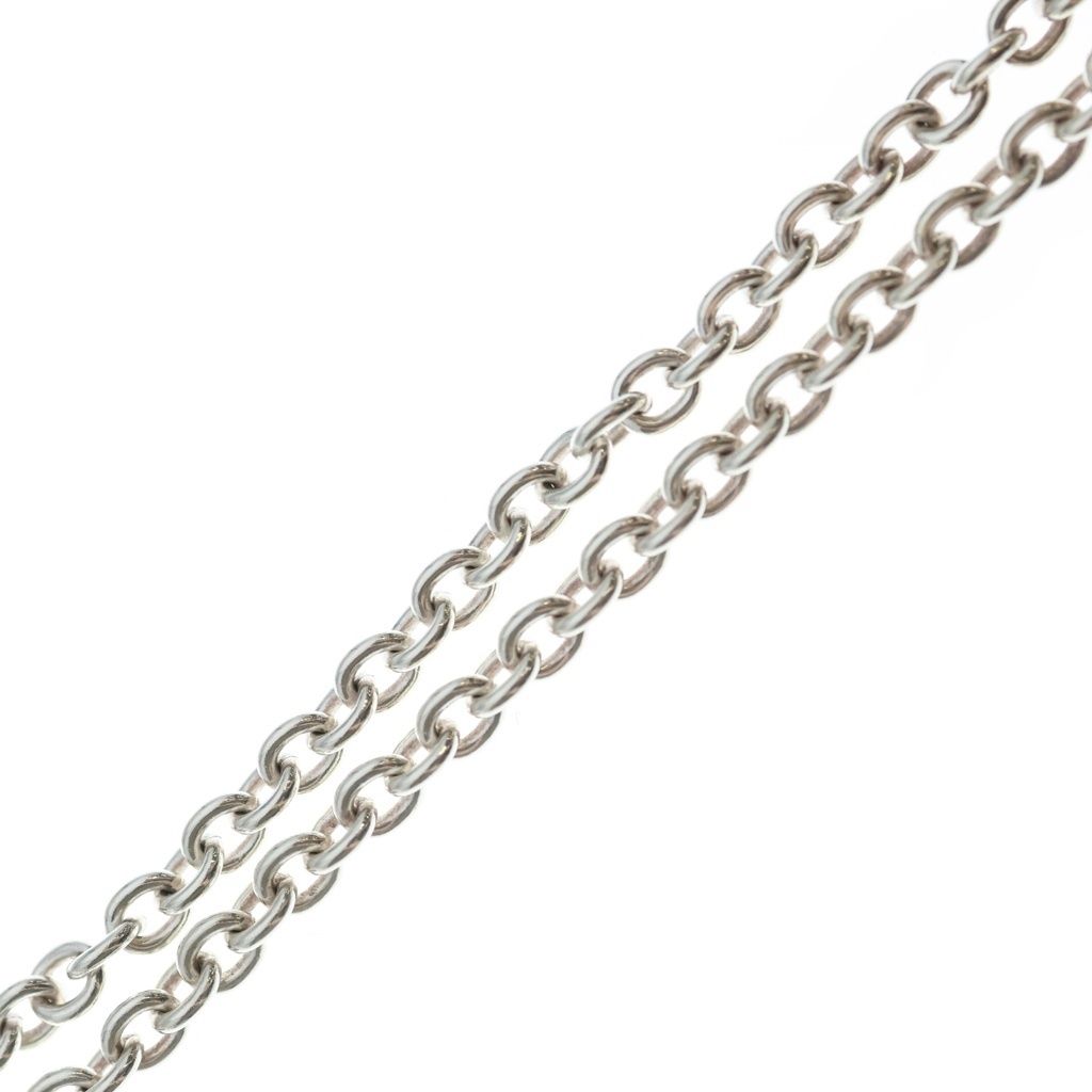 Gucci Interlocking Pendant Chain Silver — view 4