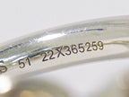 Hermes Croisette Ring 51 Silver — view 8
