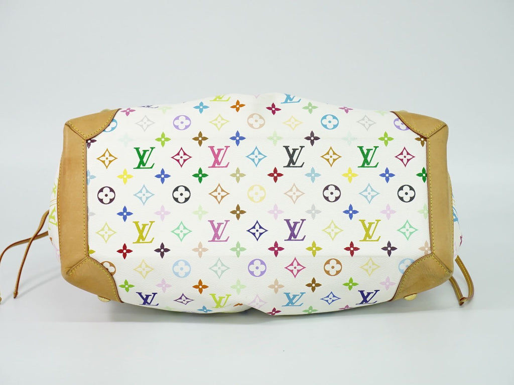 Louis Vuitton LV Ursula Monogram Multicolor Takashi Murakami Handbag Blanc — view 3