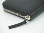Gucci Guccissima Leather Zip Around Coin Purse Black — view 6