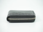 Gucci Guccissima Leather Zip Around Coin Purse Black — view 4