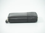 Gucci Guccissima Leather Zip Around Coin Purse Black — view 3