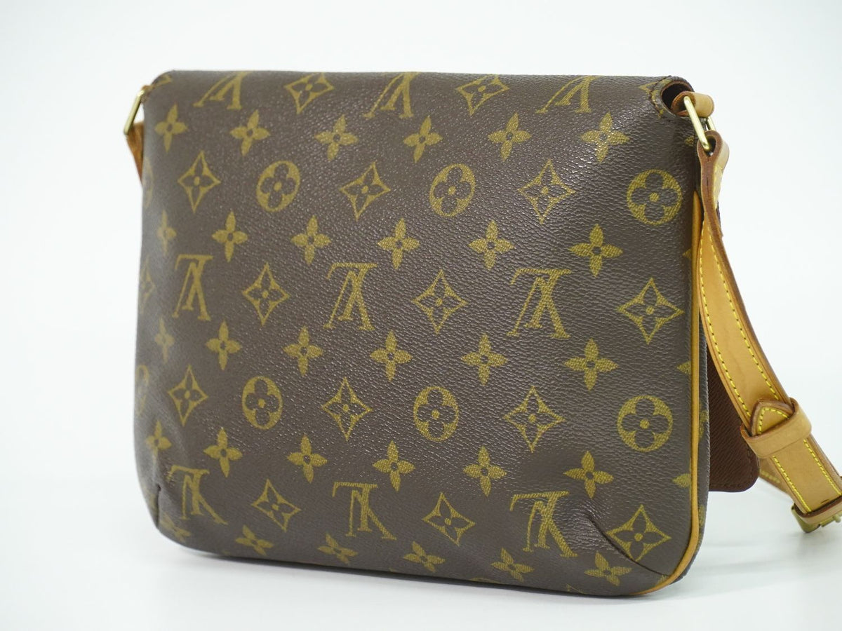 Louis Vuitton LV Musette Tango Short Monogram Shoulder Bag Brown — view 2