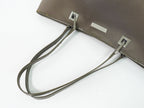 Gucci Satin Shoulder Bag Tote Brown — view 4