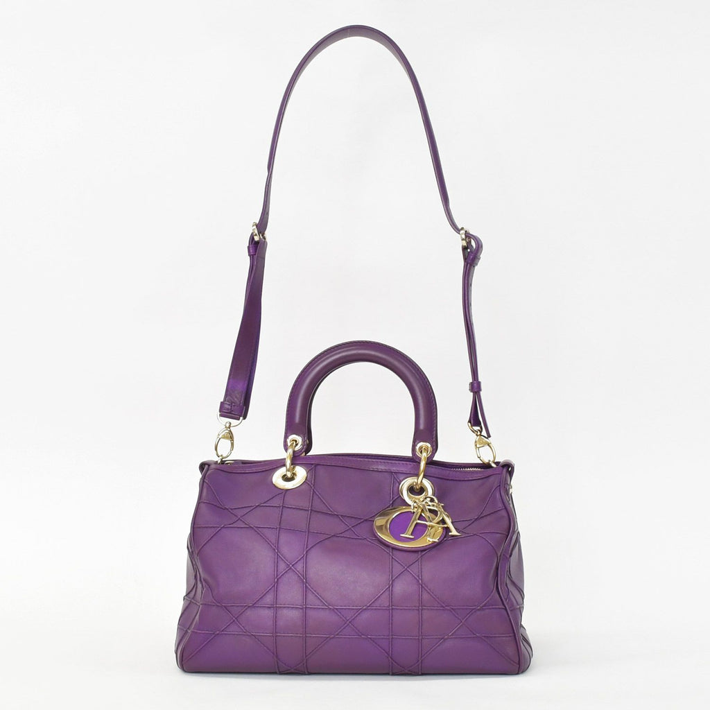 Dior Granville Medium 2-Way Bag Cannage — view 2